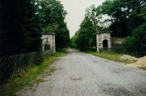 The entrance to the estate