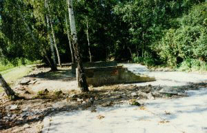 Remains of the camp kitchen